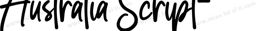 Australia Script字体转换